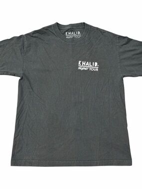 Khalid Free Spirit 2019 Tour T-Shirt Size Large Black Concert Tour Music